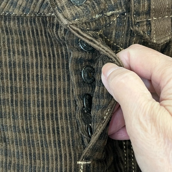 WE THE FREE PEOPLE Sz 24 THE LONDON CALLING SLOUCHY CORD PANTS SANDSTONE New - Picture 8 of 16